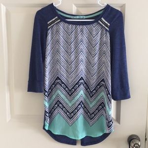 3/4 length sleeve top